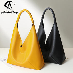 Sac fourre-tout vintage en cuir véritable AndoBag, grande capacité, nouvelle mode, pour femmes, décontracté, tendance, sac bandoulière 2541 - Product Image 3