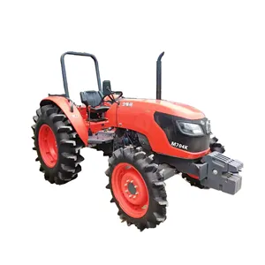 Small tractor 4x4 mini farm 2wd buy used construction Kubota Tractor M704K 70HP 4X4WD