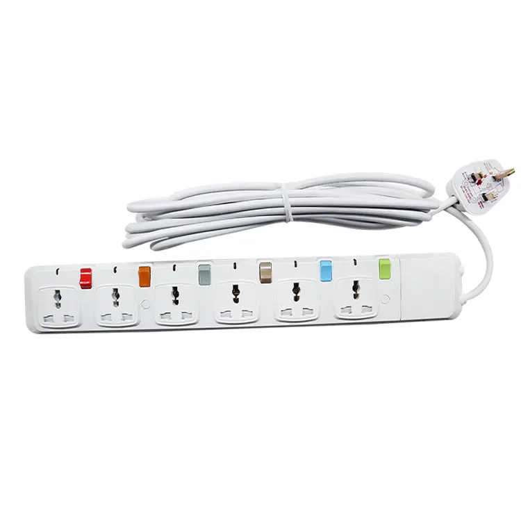 surge protector 6 Way outlet Surge Protector Power Extensions Cord Universal