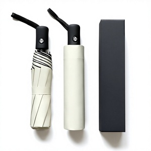 Three-fold Automatic Black Iron Bumping Cloth Black Glue Sunscreen Folding Sun <b>Umbrella</b> Printed logo Advertising Gift Fire - Product Image 1