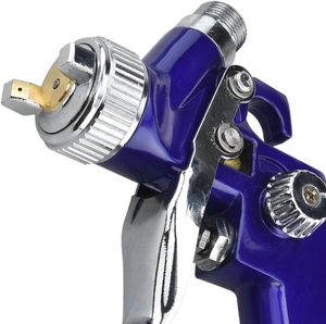<span class=keywords><strong>Pistola</strong></span> de <span class=keywords><strong>Pintura</strong></span> <span class=keywords><strong>para</strong></span> Muebles y Automóviles H2000, 0.5mm 0.8mm 1.0mm, Fuente de Alimentación Neumática, con Recipientes de Plástico de 150ml - Product Image 3