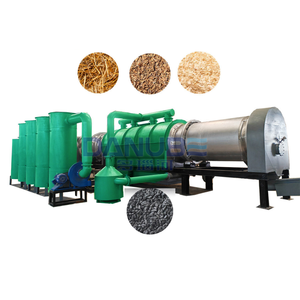 Horno de Carbonización de Cáscara de Coco y Cáscara de Arroz sin Humo, Máquina para Fabricar Carbón Vegetal - Product Image 1