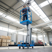 Direkt vom Hersteller: Hydraulische Hebebühne, Kleine Elektrische Hubplattform, Hydraulischer Einpfosten-Lift für Innenraum-Wartungsarbeiten