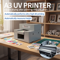 Nouvelle imprimante DTF à plat à encre UV automatique haute vitesse A3 personnalisée d'origine, certifiée professionnelle Epson Eps 3200U1, impression HD, 1 an de garantie