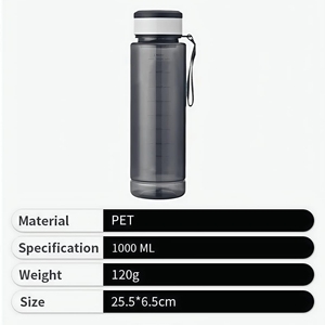 Personalized Custom Sports <strong>Water</strong> Bottle 1000ml Outdoor Portable Plastic <strong>Water</strong> Bottles Wholesale Plastic Sports Bottle with logo - Product Image 4