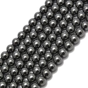 Bán Buôn Đá Quý Ý Nghĩ<span class=keywords><strong>a</strong></span> Chữ<span class=keywords><strong>a</strong></span> Bệnh Tự Nhiên Đá 4Mm 6Mm 8Mm 10Mm Hematit Loose Bead Cho Đồ Trang Sức - Product Image 5