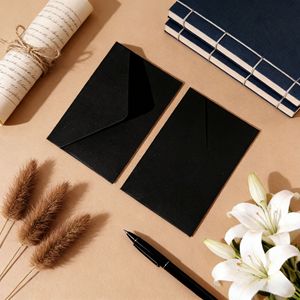 Enveloppes cadeaux <span class=keywords><strong>en</strong></span> carton kraft recyclé noir personnalisées 7x10,5 <span class=keywords><strong>cm</strong></span>, vente <span class=keywords><strong>en</strong></span> gros, pour cartes de remerciement - Product Image 5