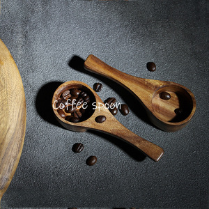 Wooden <b>Measuring</b> Spoon Teak Small Coffee Milk Powder Seasoning Spoon Kitchen Baking <b>Tool</b> Eco Friendly - Product Image 5