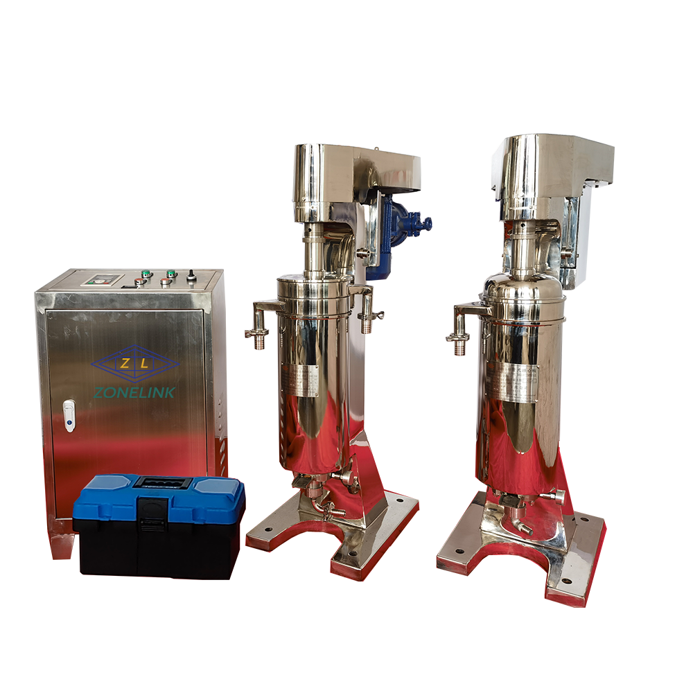 separation dewatering machine oil water separator continuous tubular centrifuge