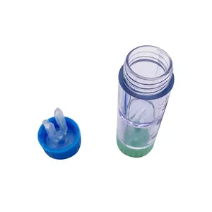 Étui portable pour verres de contact RGP, bouteille de rangement des lentilles de contact en plastique avec miroir