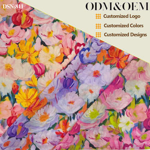 WFラグジュアリーフローラル花柄タナローンロンドンコットン生地 100GSM 高品質織ポプリン ガールズ向け - Product Image 1