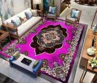 Tapis de salon de luxe de grande taille, fabriqué à la machine, lavable, antidérapant, écologique, en polyester