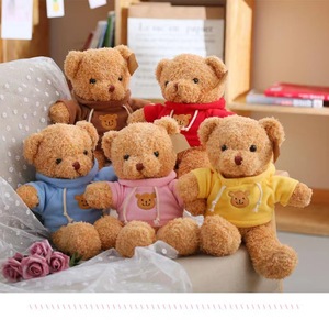 Orsetto di peluche in poliestere con maglione, direttamente dalla fabbrica, premio per Claw Machine, orsetto abbracciabile, regalo, giocattolo di peluche all'ingrosso - Product Image 6