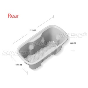 Car Water Cup Holder For Xiaomi SU7 Interior Accessories Double Hole Center <b>Console</b> Skid Proof Waterproof - Product Image 5