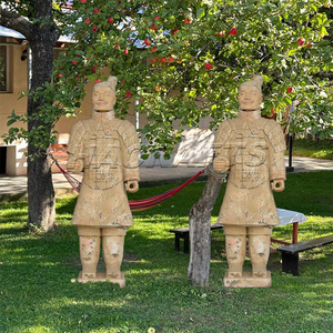Precio de Fábrica Guerreros de Terracota Estatuas de Decoración de Jardín de Tamaño Real Antiguas Fabricante de Arcilla de Terracota Ejército de Qin Shihuang - Product Image 3