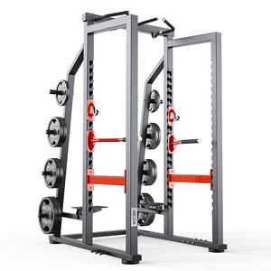 Panata - Rack de Sentadillas de Marco Completo, Comercial, de Acero, Ajustable, con Banco de Pesas y Máquina de Cable para Gimnasio y Fitness - Product Image 2
