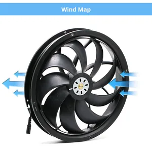 Ventilatore a Rulli con Telaio in Alluminio, 30cm, 24V DC, Motore Brushless, 1100 RPM, Grande Volume d'Aria - Product Image 2