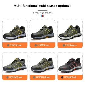 New Fashion <b>Men</b> Safety <b>Shoes</b> Acceptable Customized Wear Resistant Rubber Sole Steel Toe Safety <b>Shoes</b> for <b>Men</b> - Product Image 2