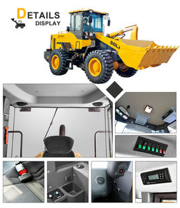 Cargadora de Ruedas Mini SDLG LG933 Eficiente con Motor Diésel de 92KW, Tracción en las 4 Ruedas, Cucharón de 1.8m³ y Capacidad de Carga de 10110kg - Product Image 6