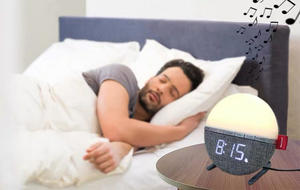 Regalo de Navidad Multicolor Led de alarma de reloj Digital en el escritorio dormitorio noche Luz - Product Image 2