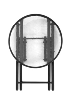 Table Circulaire Pliante en Verre Moderne et Esthétique pour l'Extérieur – Meilleure Vente