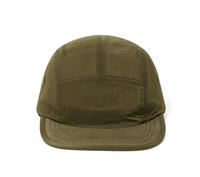 Casquette de course personnalisée avec logo graphique réfléchissant, casquette de course à 5 panneaux à visière courte, résistante à l'eau, séchage rapide, en nylon