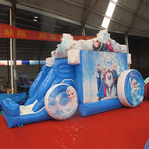 Comercial personalizado niños princesa inflable gorila saltando Combo Slide <span class=keywords><strong>Frozen</strong></span> Bouncy Castle para la venta - Product Image 4