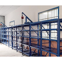 Étagère à moules en acier métallique robuste, stockage à ouverture totale, élévateur de palettes vertical, antirouille, réglable, rayonnage d'entrepôt, d'usine