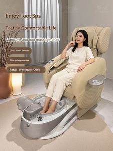 เก้าอี้นวดแคปซูลปรับระดับได้รุ่นใหม่ปี 2026 พร้อมระบบนวดเท้าไฟฟ้า อ่างแช่สปา ใช้ในร้านทำเล็บ รับผลิตแบบ ODM/OEM ขายส่ง รุ่น M001 - Product Image 3