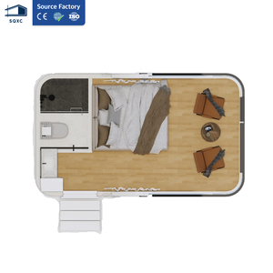 SQXC Villa de Luxe Préfabriquée en Conteneur Modulaire 20ft 40ft, Mini-Maison, Appartement Moderne, Hôtel avec Chambre pour <span class=keywords><strong>Airbnb</strong></span> - Product Image 2