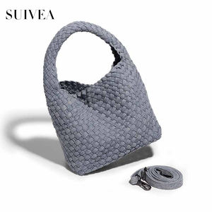 Sac à main en Denim tissé à la main pur mode Senior sens panier de légumes sac à bandoulière loisirs cent sac à bandoulière - Product Image 5