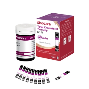 Sinocare 3 en 1 : Lecteur de glycémie, cholestérol total et acide urique – Moniteur de glycémie <span class=keywords><strong>pour</strong></span> <span class=keywords><strong>le</strong></span> dépistage du diabète – CE ISO - Product Image 4