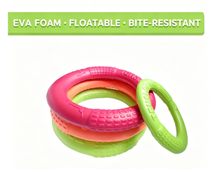 Jouet pour chien en silicone, anneau volant, jouet à mâcher, lanceur de balle, jouet d'entraînement pour jouer en extérieur - Product Image 3