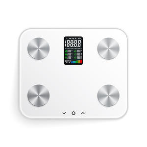 Balança de Gordura Corporal Inteligente Multifuncional com 26 Indicadores de Saúde, Vidro Temperado, Precisão de 0,1g, Display LCD para Perda de Peso - Product Image 1