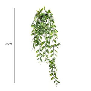 Plante artificielle suspendue en pot, feuilles d'eucalyptus, 24,8 25,6 31,5 pouces, décoration intérieure et extérieure - Product Image 3