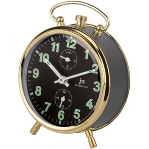 JUSTAMINUTE Mechanical Key Alarm <b>Clock</b> Black JC8001N - Product Image 1