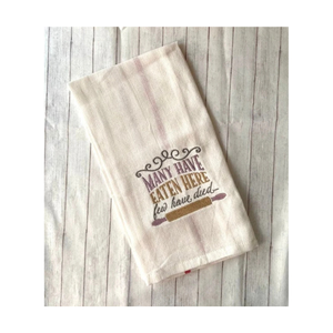 ผ้าขนหนูสีขาวน้ำหนักเบางานแฮนด์เมดผ้าคอตตอนปักกอล์ฟขนาด16x26นิ้ว115 GSM ดูดซับได้ดี - Product Image 4