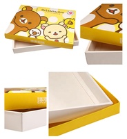 Couvercle et plateau d'impression de luxe personnalisés, emballage en papier en 2 parties, boîte postale cadeau pour enfants