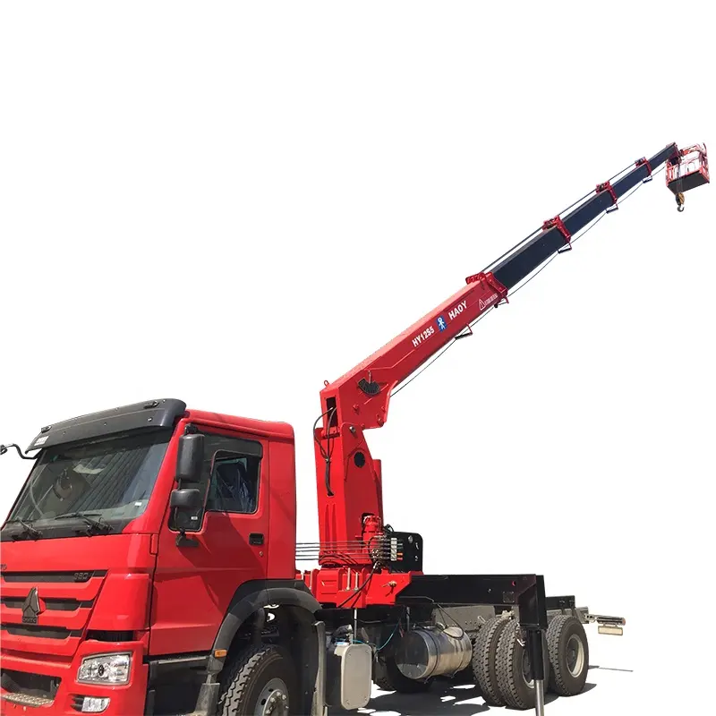 China Kran LKW mit hydraulischen Ausleger Teleskop ausleger Forst maschinen Holz Holzkran