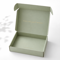 Cajas de Envío Personalizadas de Doble Cara para Ropa, Zapatos y Calcetines, con Logotipo Dorado Impreso para Empaque de Ropa