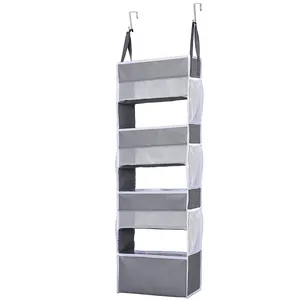 Sopra la porta Organizer Hanging Storage 4 grandi tasche 6 armadio laterale Heavy Duty Baby Organizer bagno dispensa