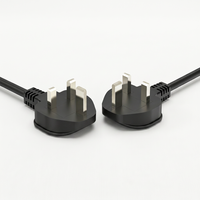 Cable de Alimentación con Conductor de Cobre Puro Británico, Aprobado por ASTA BSI, H05VV-F, Cable de Repuesto para Monitor de Computadora, TV, Reino Unido, Singapur, Malasia, GCC