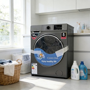 Lave-<span class=keywords><strong>linge</strong></span> à chargement frontal <span class=keywords><strong>14</strong></span> <span class=keywords><strong>kg</strong></span>, intelligent, numérique, avec fonction de lavage rapide, tambour de nettoyage, multifonctionnel, pour la maison - Product Image 5