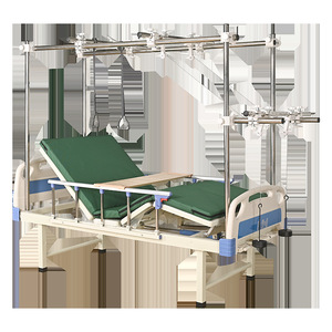 Cama de Tracción Ortopédica con Doble Manivela, Cama de Enfermería de Acero Laminado en Frío, Cama de Rehabilitación Médica, Cama de Hospital Portátil - Product Image 2
