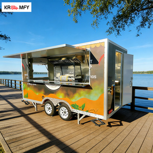 Chasis cuadrado galvanizado DOT CE, cocina para barbacoa completamente equipada para ahumador, parrilla, remolque de comida rápida para hot dogs. - Product Image 3