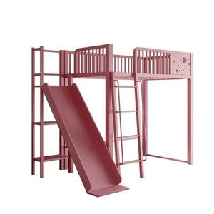 Letto <span class=keywords><strong>a</strong></span> Castello per Bambini <span class=keywords><strong>a</strong></span> <span class=keywords><strong>Due</strong></span> Piani, Ecologico, con Scivolo, Design Italiano <span class=keywords><strong>a</strong></span> Mezza Altezza, Portatile per Camera da Letto/Soggiorno - Product Image 3