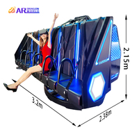 Produit de divertissement de parc d'attractions d'intérieur 9D VR parc d'attractions électronique ride vr simulateur de vol