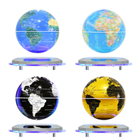 140mm Geografía Educación Base Levitación magnética Tierra Globo Flotante Mundo Globo Levitación Globo Hogar Oficina Decoración Regalo