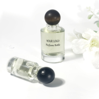 Boîte à parfum personnalisée de forme ronde à vendre, conteneur cosmétique, flacon d'huile corporelle 50 ml, flacon de parfum de luxe