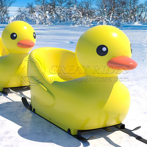 Mignon canard en PE, luge à neige, toboggan d'hiver pour enfants, jouet de neige pour jouer en extérieur - Product Image 2